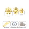 Philip Jones Gold Plated Daisy Earrings
