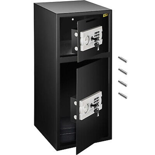 Security Safe Deposit Drop Box Double Doors Front Load Depository NEWEST PRO