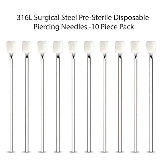 Professional Disposable Sterilized Industrial Piercing Kit 10pc