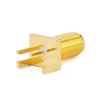 SMA Female Bulkhead Mount Connector End Launch Suit (PCB Thickness 1.63mm, 18G)