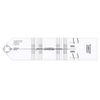 kwmobile Cartridge Alignment Protractor - Overhang Adjustment, Tracking Error Correction, Record Needle, Protractor - Improved Sound Quality Temple Acrylic
