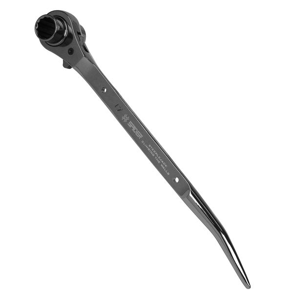 SK11 SPIDER Double-ended Ratchet Wrench, Long Type, 0.7 x 0.8 inches (17 x 21 mm), Total Length 12.2 inches (310 mm) SPD-R1721L