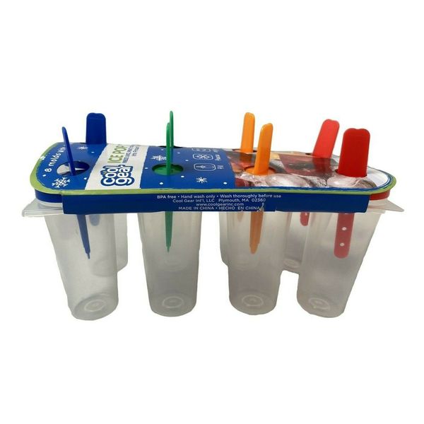 Cool Gear Ice Pops Mold Tray Makes 8 Pops NEW