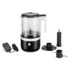 Cordless 5-Cup Black Matte Food Chopper
