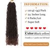 DanseeMeibr Hair Extensions (Black Yellow)