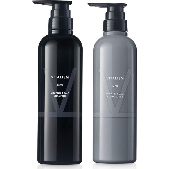 VITALISM Scalp Care Shampoo &amp; Conditioner Set for MEN (for men) 500ml each large capacity pump type (renewal version)