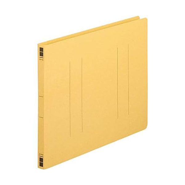 Cow Net Flat Files Resin Binding Hardware A4 Width Yellow 10 Books