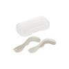 Richell Tri Knob Spoon/Fork (with Case), 1 Piece, 12 Months