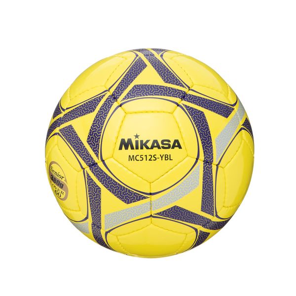 Mikasa MC512S-YBL Soccer Ball, Training, No. 5, Approx. 13.4 oz (380 g), Yellow/Blue, Hand-Sewn Ball, Recommended Internal Pressure 1.3 psi (0.6 kgf/cm2)