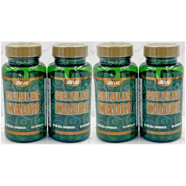 4 CELULAS MADRE STEM CELL ENHANCER 60 CAPS REGENERADOR MOBILITY IMPROVE PILLS