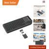Rechargeable Backlit Bluetooth Keyboard with Touchpad - Perfect for Smart TVs