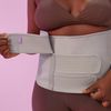 Frida Mom Postpartum Abdominal Support Binder, Vaginal Delivery & C-Section Recovery, 9" High Adjustable Compression Wrap