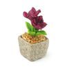 MyTinyWorld Miniature Handmade Purple Coloured Ceramic Flower (CFPU1)