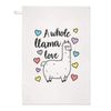 A Whole Llama Love Tea Towel Dish Cloth
