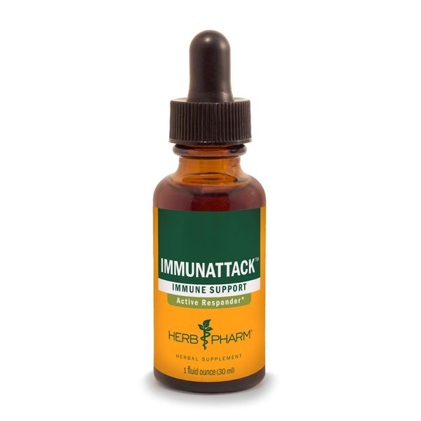 Herb Pharm Immunattack Liquid Herbal Formula for Immune System Support - 1 Ounce (FIMAT01)