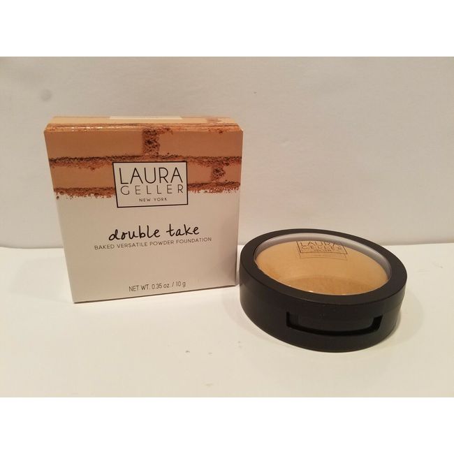 Laura Geller~Double Take Baked Versatile Powder Foundation ~ Honey ~ NIB