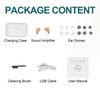 JINGHAO Digital Hearing Aids Rechargeable In-Ear Enhancer Sound Amplifier