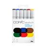 Copic Sketch, Alcohol Markers, 6pc Set, Bold Primaries