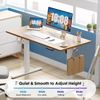 40“x24” Modern Height Adjustable Electric Standing Desk Home Office Corner Table