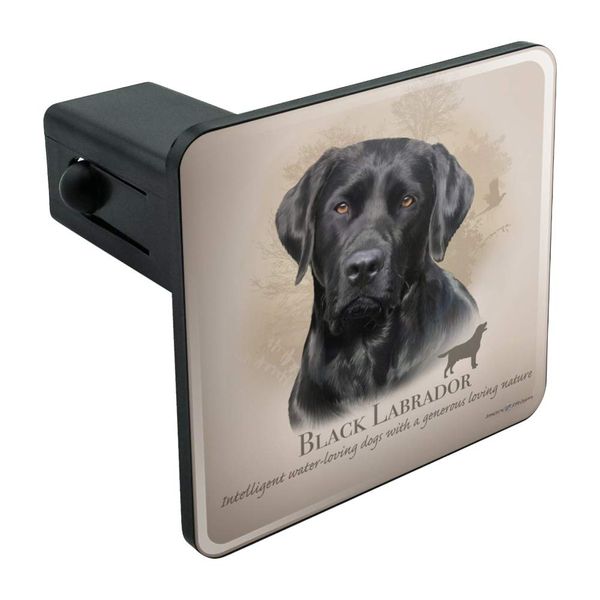 GRAPHICS & MORE Black Lab Labrador Dog Breed Tow Trailer Hitch Cover Plug Insert