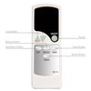 XINJISHIMIN Replacement Remote Control for Holmes Blizzard Oscillating Fan HAPF622R HAPF622