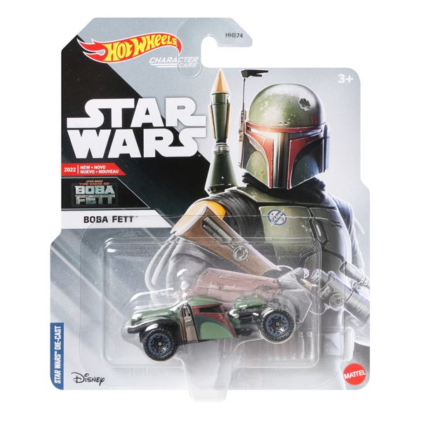 Star Wars Hot Wheels Character Cars Boba Fett Diecast Car