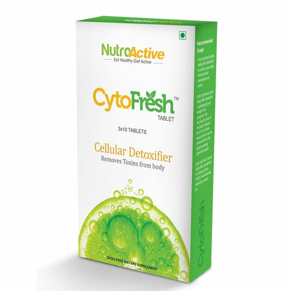 NutroActive Cytofresh Tablet Antioxidant, Natural Detoxifier 30 Tablets FS