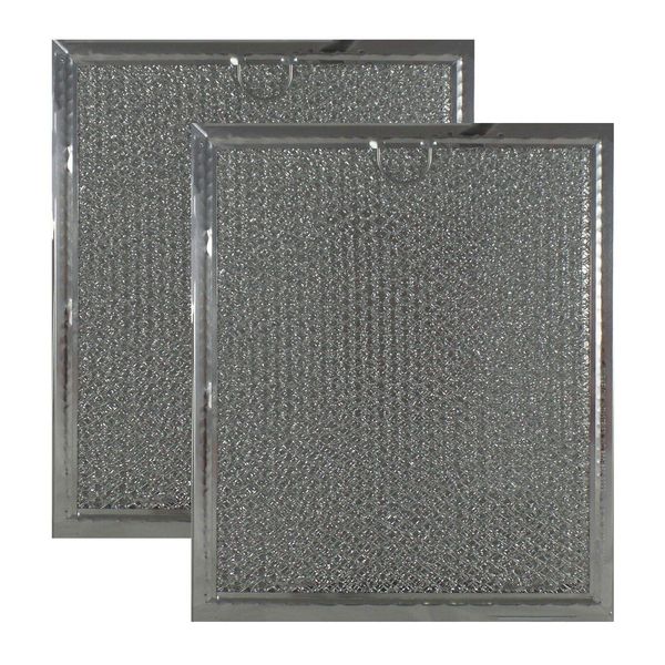 2-Pack Metal Filter RHF0715 7-3/4" x 9" x3/32" Microwave Grease Filter