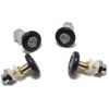Generic Pack of 4 x Shower Screen Door Rollers/Runners/Wheels/Pulleys 23mm Diameter