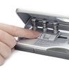 Rapesco 1344 Adjustable 6-Hole Organiser/Diary Punch, 10 Sheet Capacity, Silver