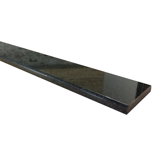 Tenedos Absolute Black Granite Threshold (Marble Saddle) Polished, Maintenance Free, Stain Resistant - (5" x 30")