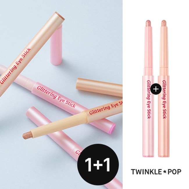 [Recommended item] Twinkle Pop Glittering Eye Stick 2ea, Lovey Me + Sheer Me, 2EA