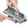 Rapesco 1344 Adjustable 6-Hole Organiser/Diary Punch, 10 Sheet Capacity, Silver
