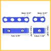 REPAIROCK 2 Set 8mm Car Engine Spark Plug Wire Separator Looms Divider Blue Durable Material Auto Replacement Parts