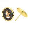 Corgie Stud Earring, Gold