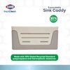Clorox KeptClean Expandable Sink Caddy, one size, Almond Cream