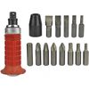14 Pieces Impact Batch Screwdriver Set Knockable Screwdriver Bit Combination Set Repair Disassembly Hand Tool