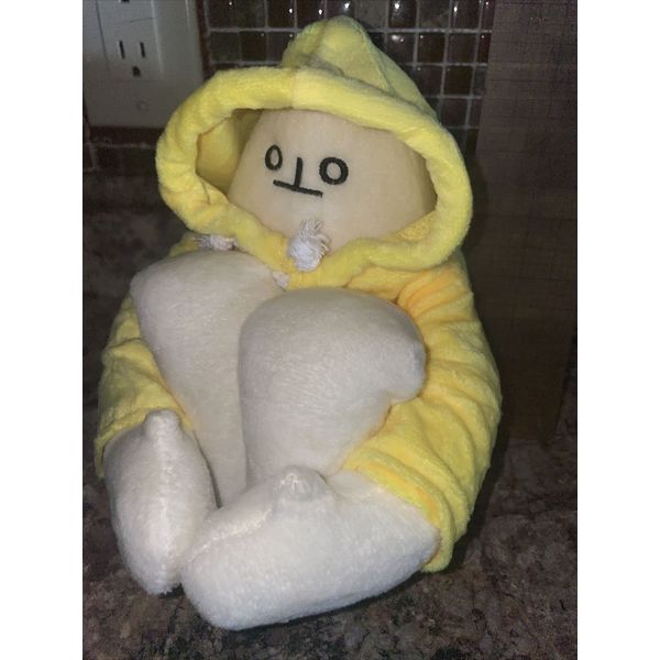 Banana Man Plush Toy Soft Stuffed Yellow Banana Doll Wear Hoodie Toy Kids Gift