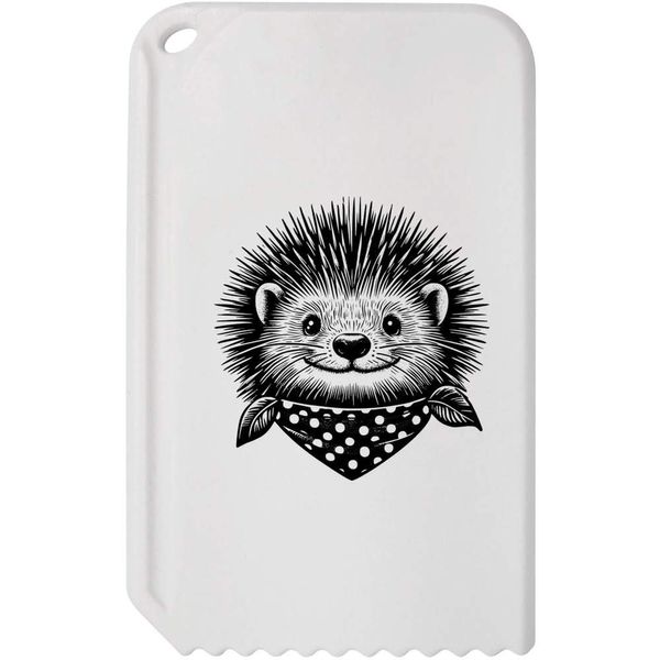 Azeeda 'Happy Hedgehog' Plastic Ice Scraper (IC00035440)