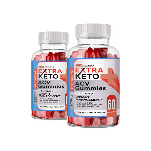 Extra Keto Gummies - Extra Keto ACV Advanced Gummies (2 Pack)