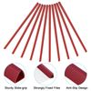 PATIKIL 10mm Binding Bars, 10 Pcs Plastic Binding Bars Slide Grip 70 Sheets Capacity A4 Binding Bars for Report Cover Office Study, Red