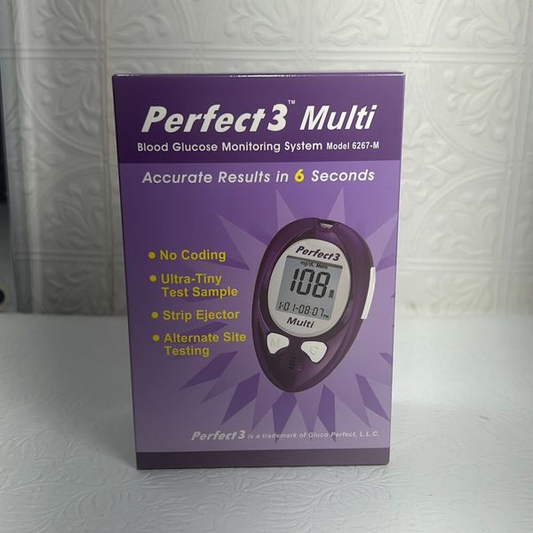 Gluco Perfect 3 Multi Blood Glucose Monitoring System  6267-M