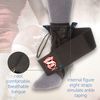 Swede-O Inner Lok 8 Ankle Brace, Black - XLarge