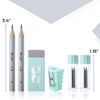 Mr. Pen- Geometry Set, 13 pcs, Compass for Geometry Compass, Geometry Kit Set with Shatterproof Storage Box, Math Compass, Geometry Set for School, Compass Math, Protractor and Compass Set