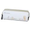 [Pen Pouch] Twin Zipper Pen Case, White, Casual