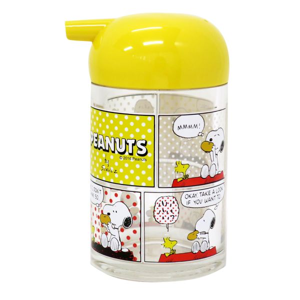 OSK TA-11 Tabletop Goods Soy Sauce Jug, Snoopy Peanuts 4.2 fl oz (125 ml), Approx. Diameter 2.2 inches (5.7 cm) x Height 4.1 inches (10.3 cm) / Will Not Drip, Made in Japan