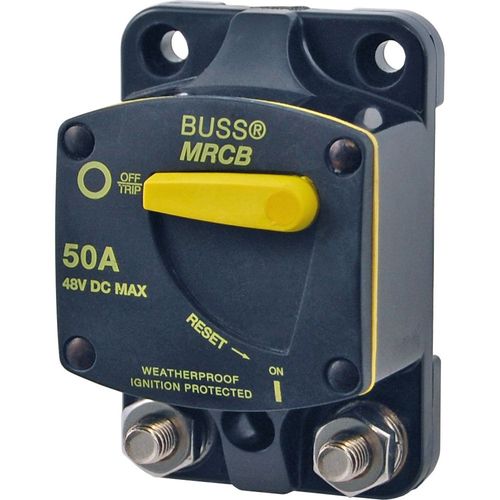 Blue Sea Systems 7142 187 Series Circuit Breaker, Surface Mount, 80A DC