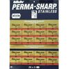 GILLETTE PERMA SHARP DOUBLE EDGE SAFETY RAZOR BLADES 100 PACK MADE IN RUSSIA