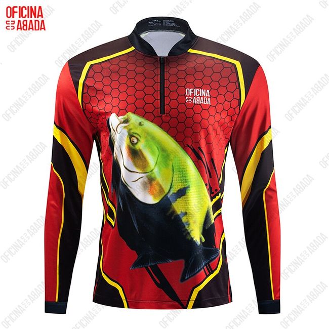 Anti-UV Fishing Clothing With Zipper Quick Drying Sun Protection Fishi