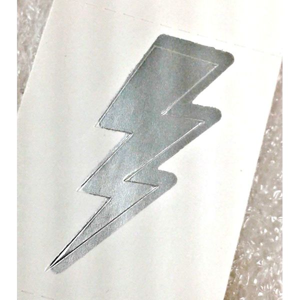 Body Stickers Lightning Bolt - Full Roll